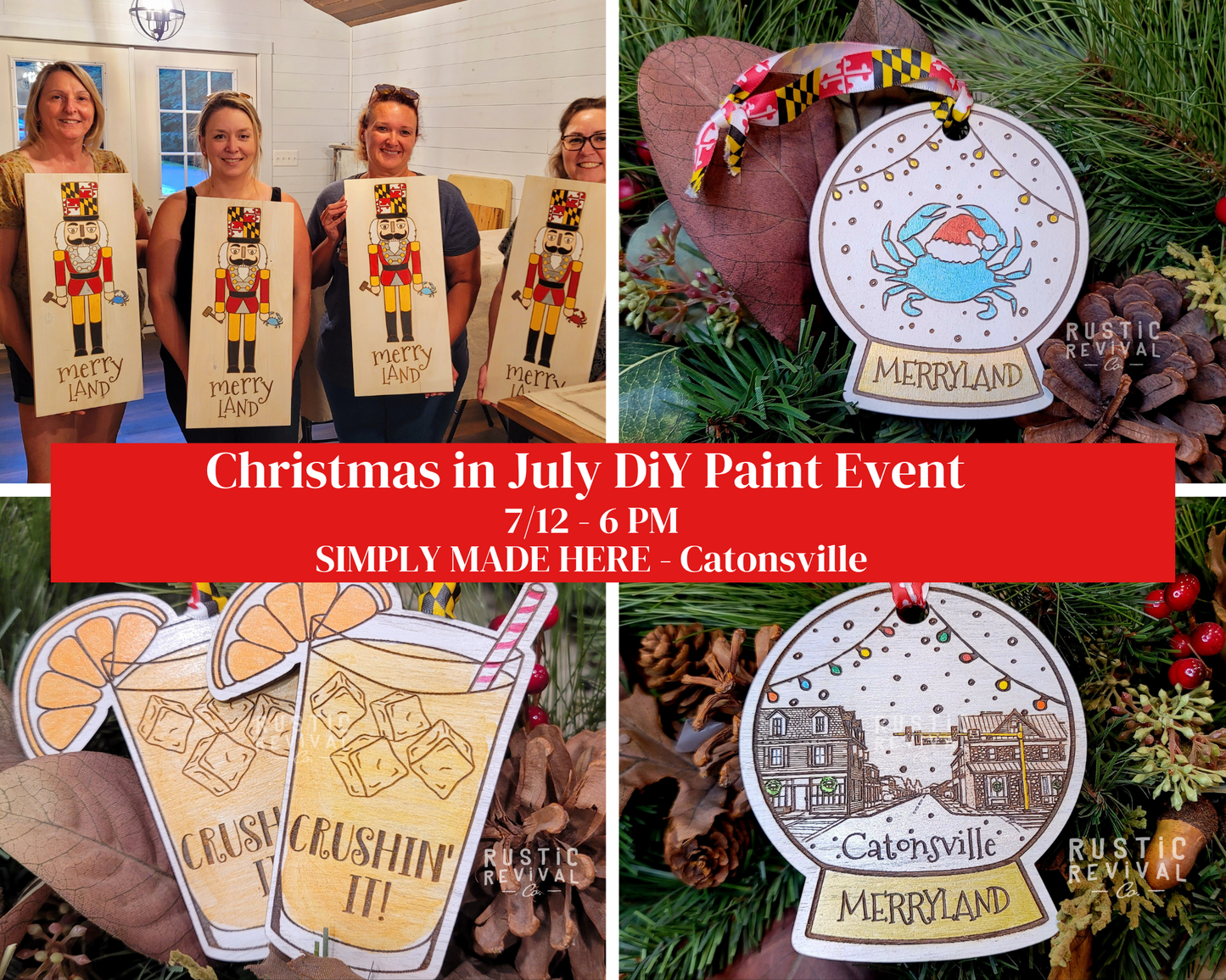 7/12 CHRISTMAS IN JULY EVENT - SIMPLY MADE HERE STUDIO - 21228
